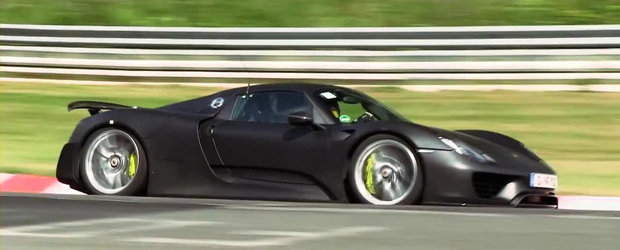 Noul Porsche 918 Spyder se dezlantuie la Nurburgring!