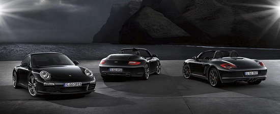 Noul Porsche Boxster S Black Edition readuce negrul in prim plan