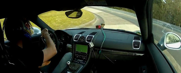 Noul Porsche Cayman GT4 isi incearca norocul la Nurburgring