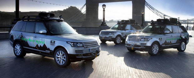 Noul Range Rover Hybrid a plecat pe Drumul Matasii