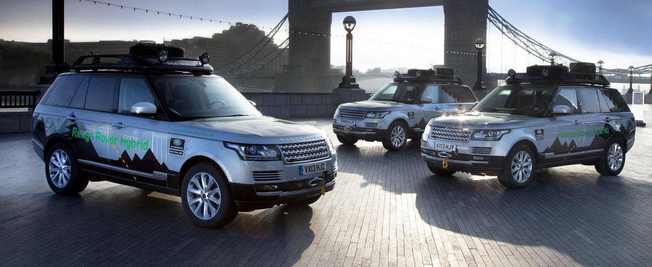 Noul Range Rover Hybrid a plecat pe Drumul Matasii