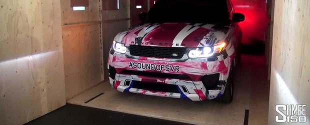 Noul Range Rover Sport SVR ne incanta urechile cu sunetul evacuarii sale