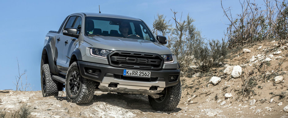 Noul Ranger Raptor: camioneta de la FORD este imbatabila in off-road si poate tracta 2.5 tone