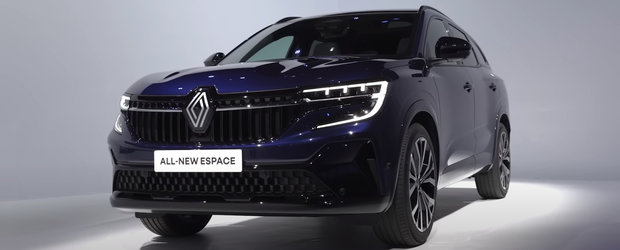 Noul Renault Espace a debutat oficial. Cel mai mare SUV al francezilor are un motor de 1.2 litri si 200 CP, faruri cu matrice de LED-uri si instalatie audio de la Harman Kardon. Cum arata in realitate