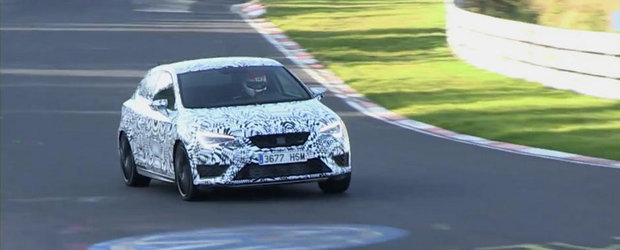 Noul Seat Leon Cupra, surprins pentru prima oara in actiune