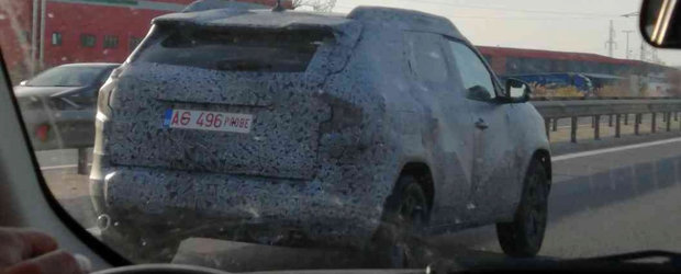 Noul SUV de la Dacia, surprins pentru prima oara in teste. Viitorul model al romanilor a fost fotografiat pe autostrada A1 Bucuresti-Pitesti
