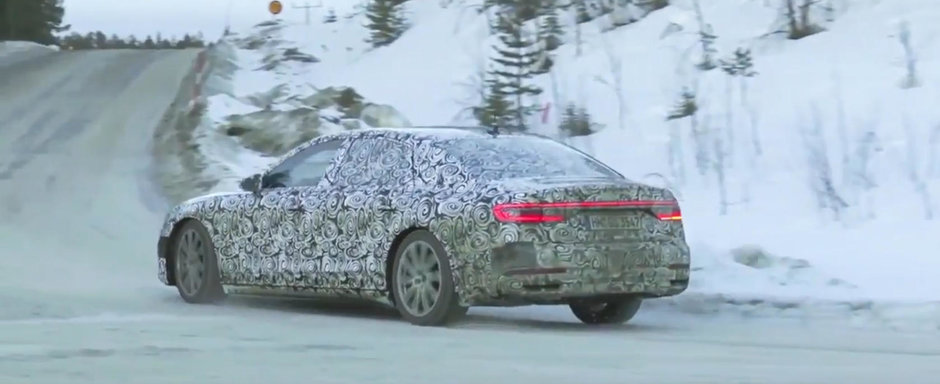 Noul varf de gama al nemtilor de la Audi nu este deloc rusinos in fata camerei Noul varf de gama al nemtilor de la Audi nu este deloc rusinos in fata camerei