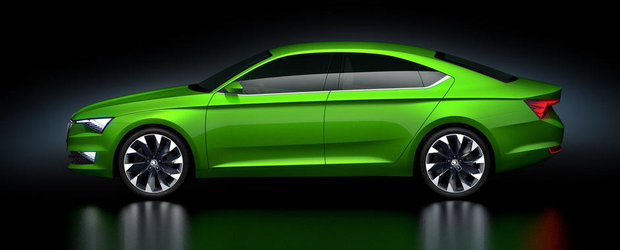 Noul VisionC Concept anunta primul coupe in patru usi de la Skoda