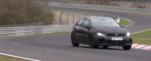 Noul Volkswagen Golf R, surprins in primul video spion!