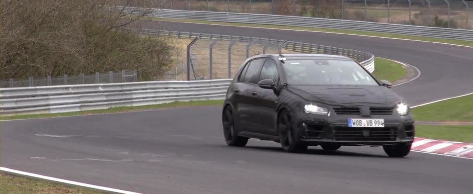 Noul Volkswagen Golf R, surprins in primul video spion! Noul Volkswagen Golf R, surprins in primul video spion!