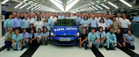 Noul VW Scirocco a ajuns la 100.000 exemplare produse!