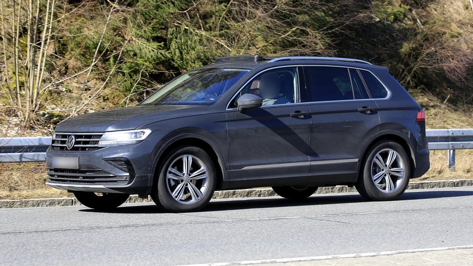 Noul VW Tiguan necamuflat