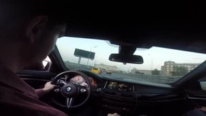 Nu ai vazut inca Fast8? Uite aici varianta reala cu un BMW in traficul din Rusia