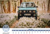 Nu ai voie sa ratezi aceste poze daca esti fan Volkswagen. Calendar pe 2021 cu cele mai tari Golf-uri clasice din Romania