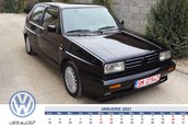 Nu ai voie sa ratezi aceste poze daca esti fan Volkswagen. Calendar pe 2021 cu cele mai tari Golf-uri clasice din Romania