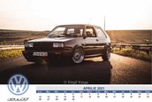 Nu ai voie sa ratezi aceste poze daca esti fan Volkswagen. Calendar pe 2021 cu cele mai tari Golf-uri clasice din Romania