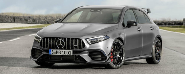 Nu are rival in lume. Mercedes lanseaza noul A45 AMG cu cel mai puternic motor cu patru cilindri din industrie