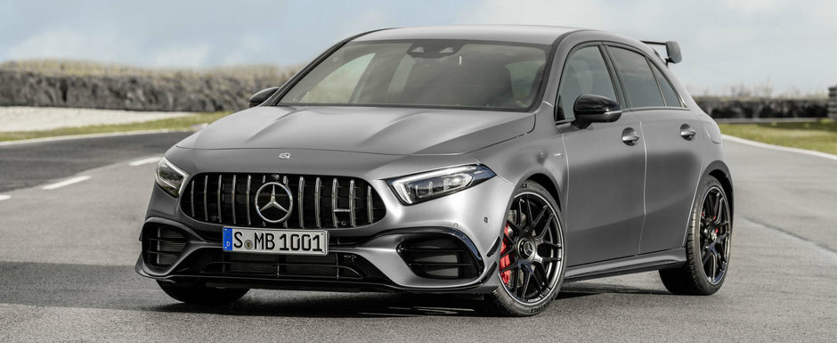 Nu are rival in lume. Mercedes lanseaza noul A45 AMG cu cel mai puternic motor cu patru cilindri din industrie