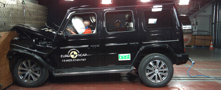 Nu degeaba este poreclit "Seiful". Noul G-CLASS a impresionat la testele de siguranta Euro NCAP