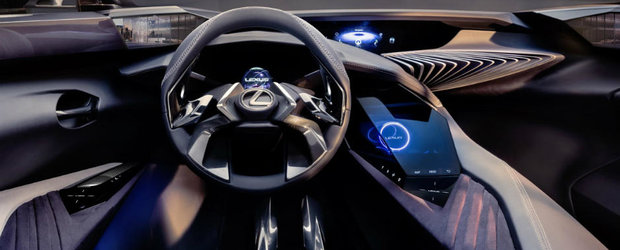 Nu e o nava spatiala, este doar interiorul conceptului Lexus UX. Japonezii pregatesc un SUV de mici dimensiuni