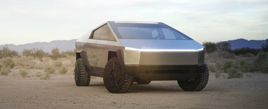 Nu i-a venit sa creada ca-l vede deja pe strazi. A scos telefonul si a filmat noul pick-up TESLA Nu i-a venit sa creada ca-l vede deja pe strazi. A scos telefonul si a filmat noul pick-up TESLA
