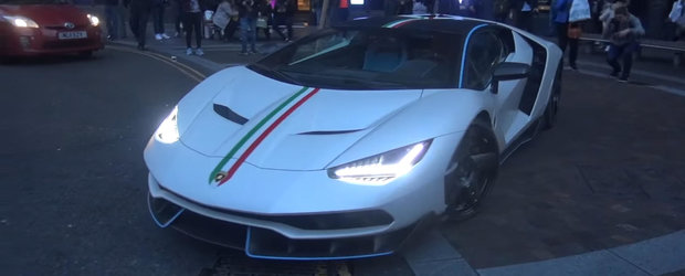 Nu-i de mirare ca atrage toate privirile. Primul Lamborghini Centenario a ajuns la Londra