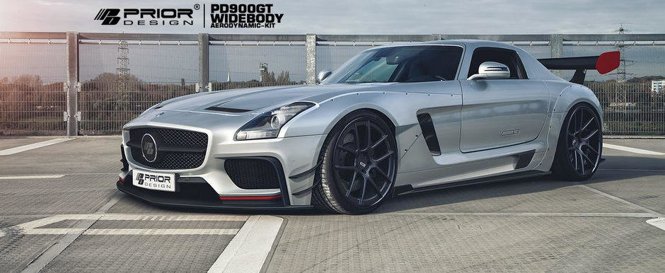 Nu-i nici pasare, nu-i nici avion. E doar un SLS AMG complet modificat.