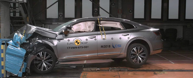 Nu-i numai frumos, ci si foarte sigur. Noul Volkswagen Arteon a primit 5 stele la EuroNCAP