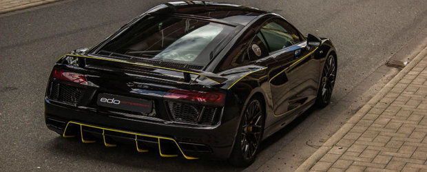 Nu o fi el chiar un Lamborghini Centenario, dar Audi-ul R8 V10 al celor de la Edo Competition arata aproape la fel de bine