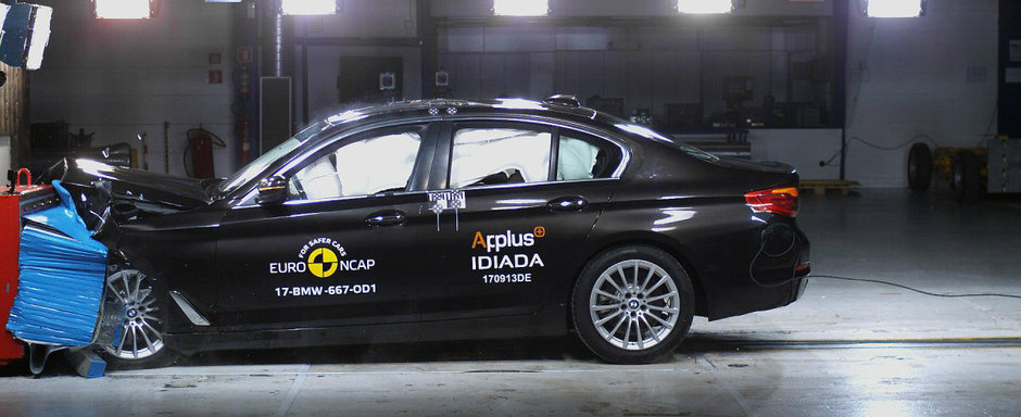 Nu s-a facut deloc de rusine. Noul BMW Seria 5 ia punctaj maxim la EuroNCAP