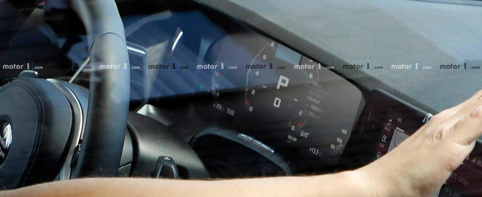 Nu s-au lasat pana nu au facut poza. Acum toata lumea stie cum arata noul BMW M3 la interior Nu s-au lasat pana nu au facut poza. Acum toata lumea stie cum arata noul BMW M3 la interior