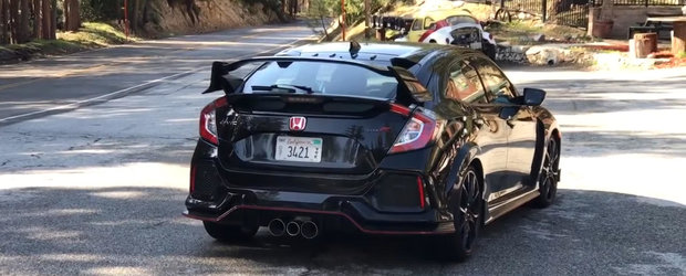 Nu s-au lasat pana nu au surprins-o live. Noua Honda Civic Type R a iesit in premiera pe strazi