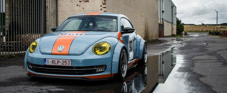 Nu trebuie sa ai o super masina ca sa-i pui un kit widebody. Merge si pe un VW Beetle Nu trebuie sa ai o super masina ca sa-i pui un kit widebody. Merge si pe un VW Beetle
