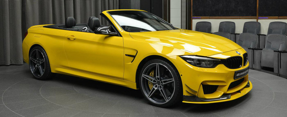 Nuanta Speed Yellow n-a fost de ajuns. BMW-ul asta M4 este impodobit cu elemente AC Schnitzer si carbon Nuanta Speed Yellow n-a fost de ajuns. BMW-ul asta M4 este impodobit cu elemente AC Schnitzer si carbon