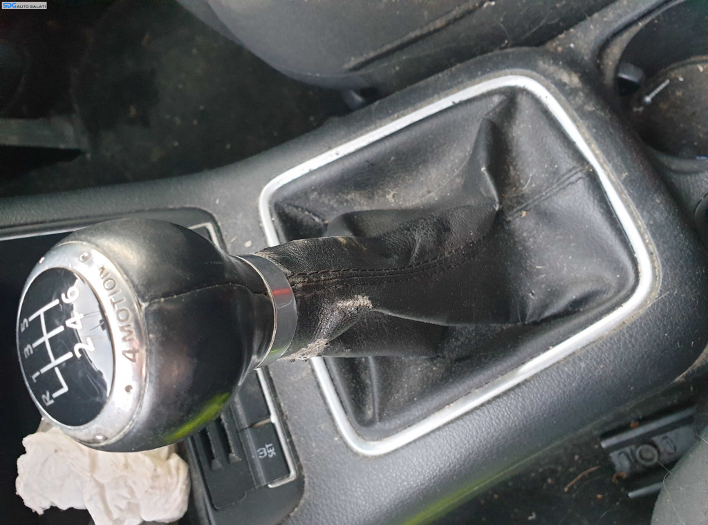 Nuca cu Manson Piele Maneta Schimbator Viteze Cutie Manuala 6 Trepte cu Uzura Volkswagen Tiguan 2007 - 2015 [K1097]