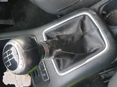 Nuca cu Manson Piele Maneta Schimbator Viteze Cutie Manuala 6 Trepte cu Uzura Volkswagen Tiguan 2007...