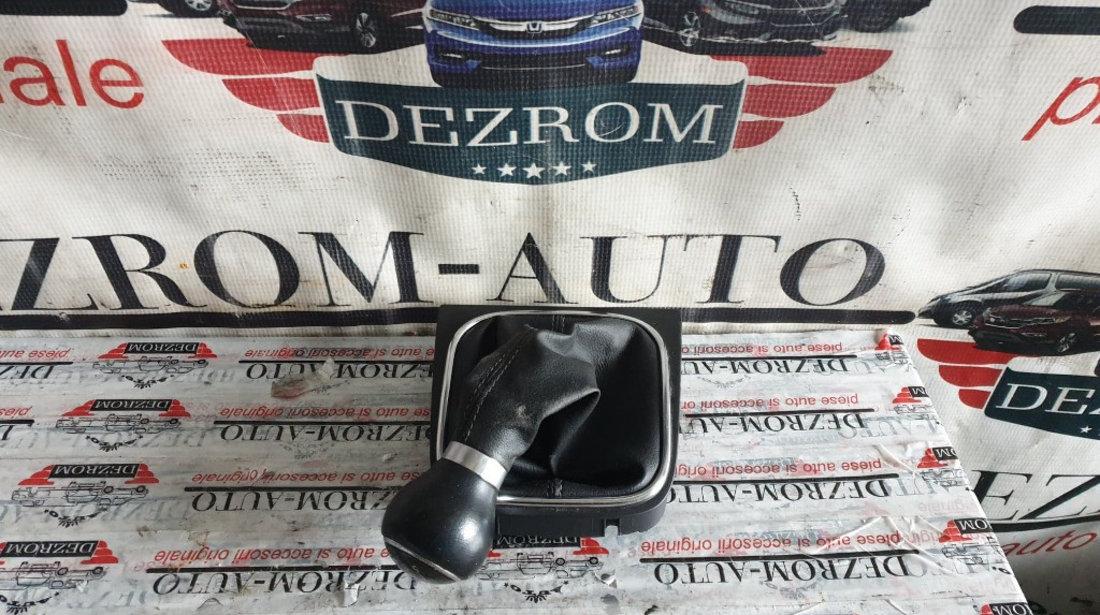 Nuca schimbator + manson original piele 6 trepte VW Golf 6 cod piesa : 1k0711113cg