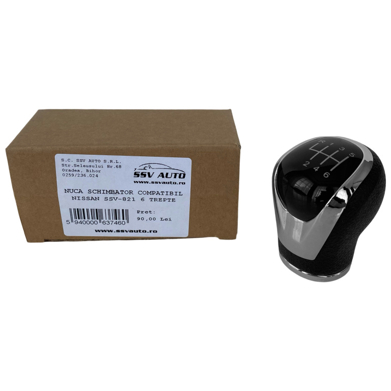 Nuca Schimbator Viteze Compatibil Nissan Qashqai 2 J11 2014-2021 SSV-821 6 Trepte