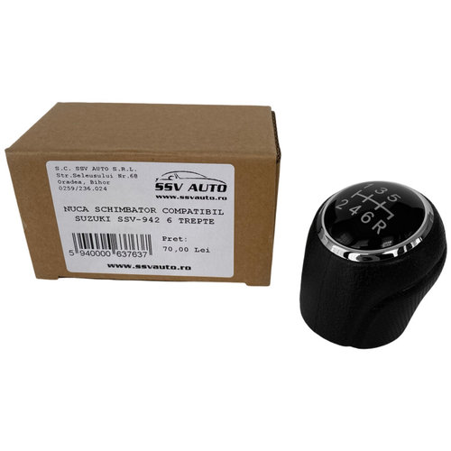 Nuca Schimbator Viteze Compatibil Suzuki Ignis 3 2016→ SSV-942 6 Trepte
