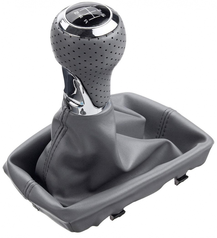 Nuca Schimbator Viteze + Manson Compatibil Audi A4 B8 2008-2013 Gri 5 Trepte FXAD-38
