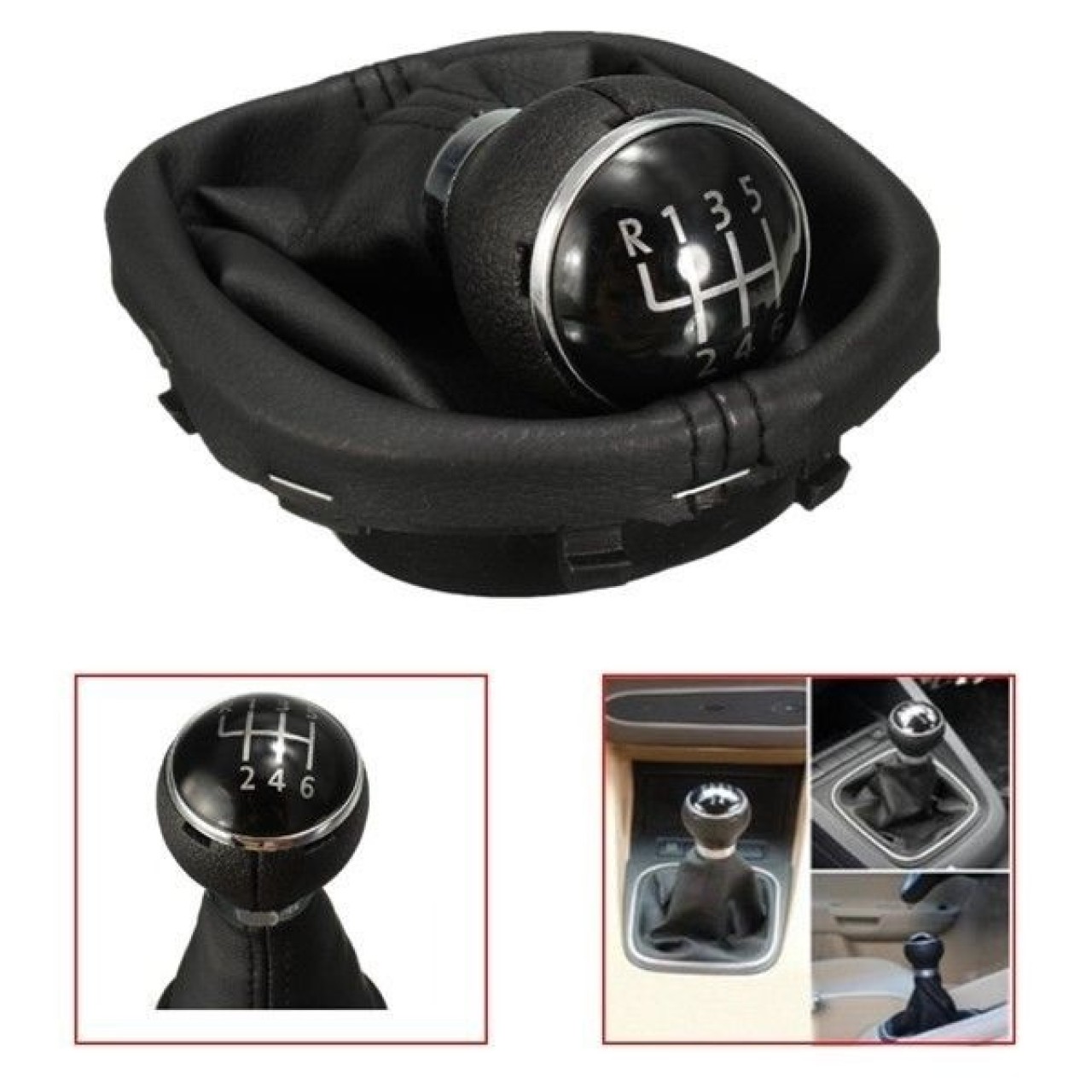 Nuca schimbator vw caddy cu 6 viteze si manson cu rama