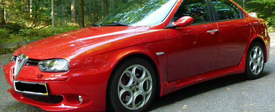 O Alfa 156 cu motor V6 si kilometri putini e de vanzare in Germania O Alfa 156 cu motor V6 si kilometri putini e de vanzare in Germania