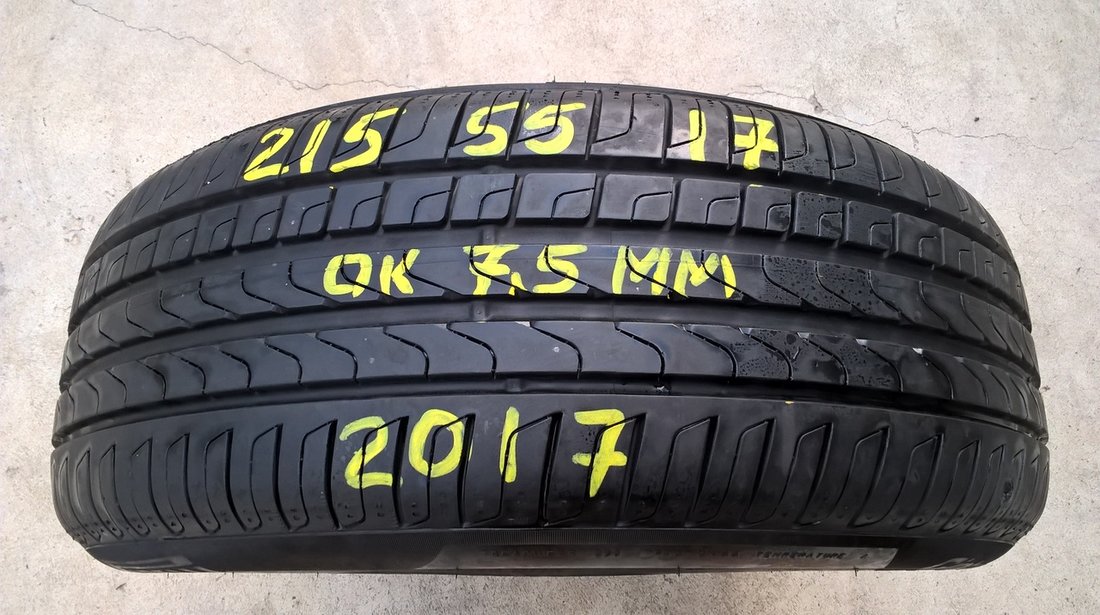 O anvelopa de vara 215 55 17 pirelli cinturato P7