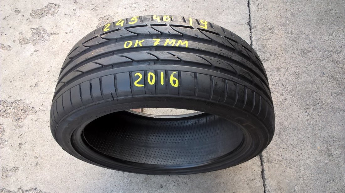 O anvelopa de vara 245 40 19 bridgestone potenza S001 , dot 2016