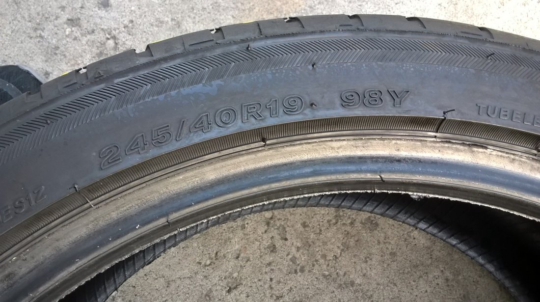 O anvelopa de vara 245 40 19 bridgestone potenza S001 , dot 2016