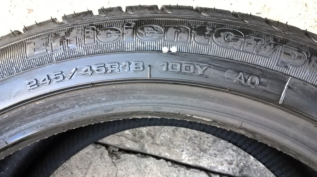 O anvelopa noua de vara 245 45 18 goodyear efficientgrip AO dot 2016