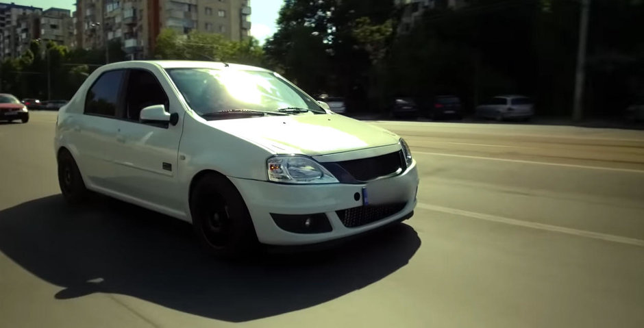 O Dacia Logan din Romania are acum 410 cp si prinde peste 250 km/h