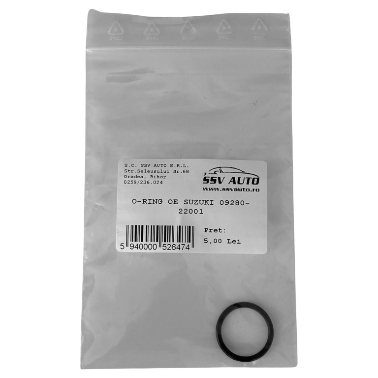 O-Ring Oe Suzuki 09280-22001