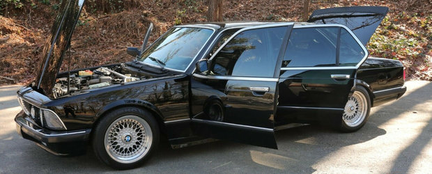 O sa uiti de orice BMW nou dupa ce vei vedea cum arata acest Seria 7 modificat de la mijlocul anilor '80. POZE REALE