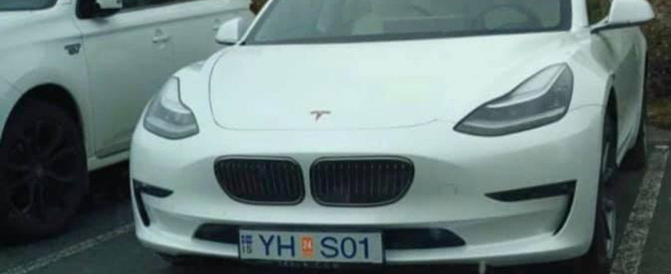 O Tesla Model 3 din Islanda se crede BMW. FOTO ca sa te convingi si singur